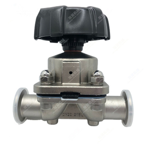 Sanitary Stainless Steel Tri Clamp Diaphragm Valve Manually Operated
