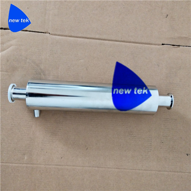 Stainless Steel Tri-Clamp Sleeve Material Column w/ Drain Port