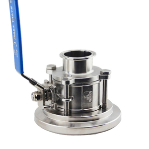 Hygienic Stainless Steel Tank Bottom Ball Valve Bolted Type