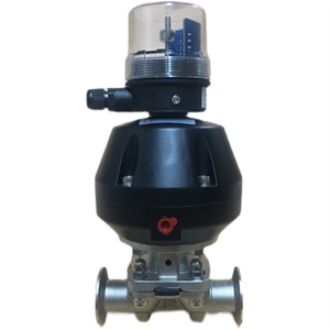 SS316L Stainless Steel Diaphragm Valve with Positioner Switch