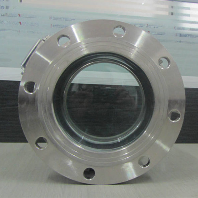 Sanitary 4inch Round Flange Sight Glass Manhole With Nut Ring Buy Round Sight Glass Manhole