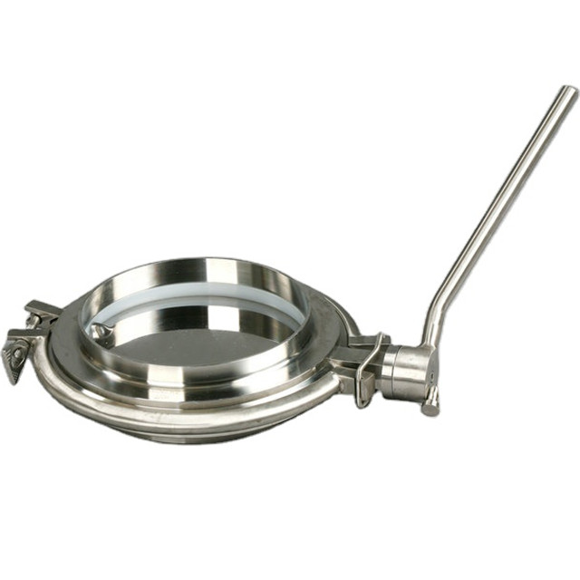 Hygienic Stainless Steel Manual Powder Butterfly Valve