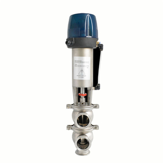 Hygienic Stainless Steel Reversing Valve with Intelligent Top L/L (21) Type