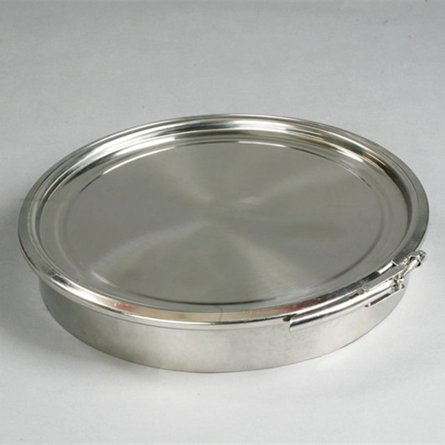 Sanitary Stainless Steel Round Clamp Manhole Cover Silicon Sealing