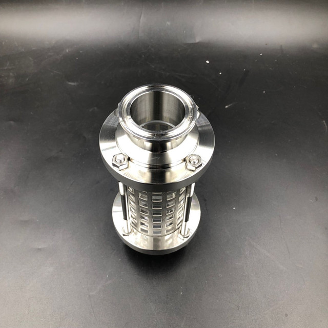Sanitary Tri Clamp Sightglass with Metal Shroud Cover