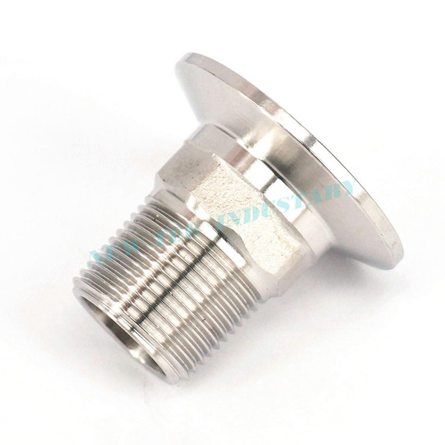 Sanitary Stainless Steel Tri Clamp Adapter G Threaded 