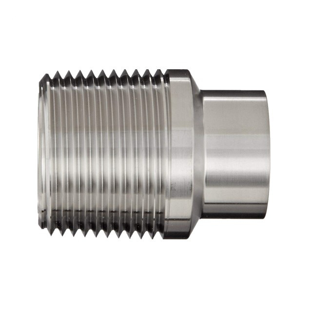 Sanitary Fitting Butt Welded NPT Male Adapter Buy welded adapter