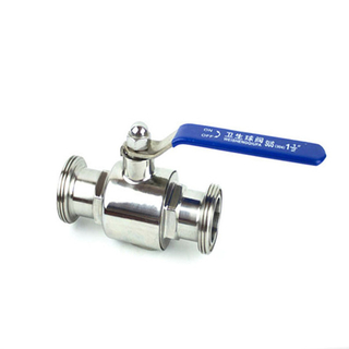  Sanitary Manual Threaded Inline Ball Valve Stainless Steel 304/316L