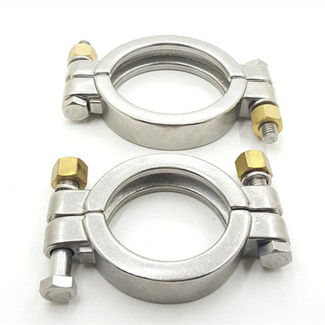 Sanitary High Pressure Clamp with Bolts Stainless Steel SS304